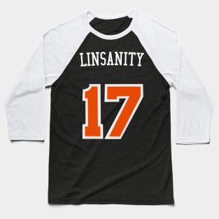 Jeremy Lin 'Linsanity' Nickname Jersey - New York Knicks Baseball T-Shirt